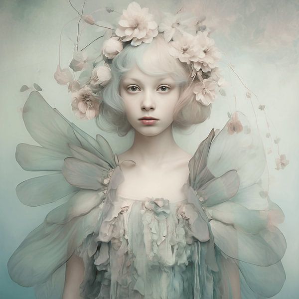 Princesse elfe en pastel par Karina Brouwer