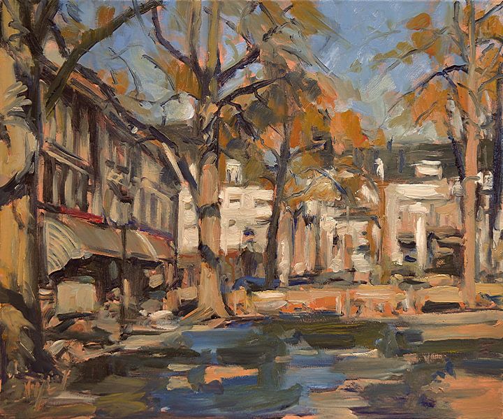 Winter sun in the city by Nop Briex