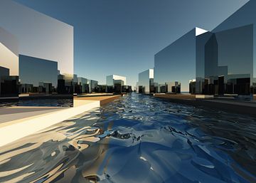 Architektur Konzept Q-City 2 von Max Steinwald