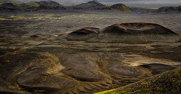 Vulkaanlandschap IJsland van VIDEOMUNDUM