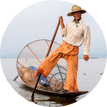 Myanmar: Intha visser (Intha) van Maarten Verhees