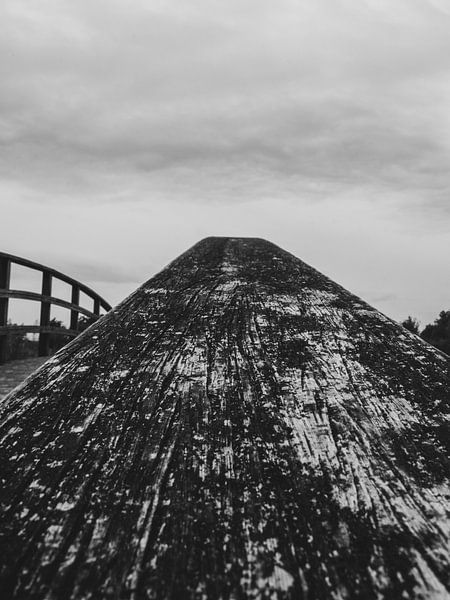Wooden bridge over the Oude IJssel 2 by Ankie Kooi