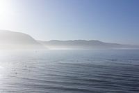 Imsouane Bay Morocco misty morning blues