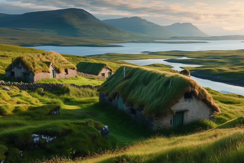 Färöer von fernlichtsicht