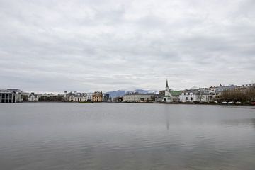 Het meer Tjörnin in Reykjavik, IJsland | Reisfotografie van Kelsey van den Bosch