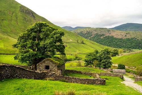 Oude schuur in het Lake District UK