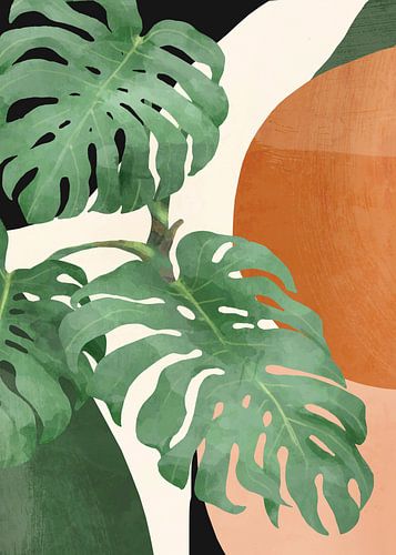 Tropical Leaves Abstrakte Kunst