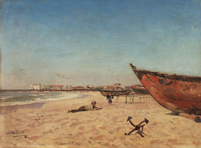 António Carvalho de Silva Porto~Strang der Fischer (Pues243;voa de Varzim) von finemasterpiece