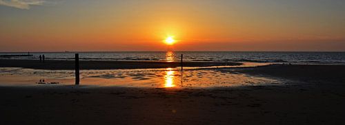 Zonondergang Domburgstrand