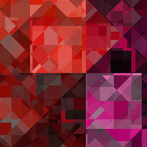 Bauhaus  Stile Karo222 Red