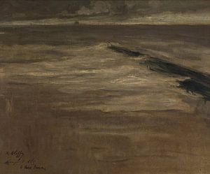 Auguste Wellenbrecher in Nieuwpoort, Oleffe, 1901
