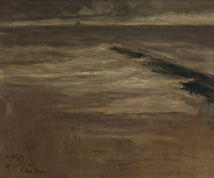 Auguste Wellenbrecher in Nieuwpoort, Oleffe, 1901 von Atelier Liesjes