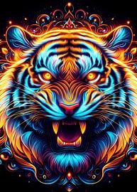 Tiger fantasy by San Creative
