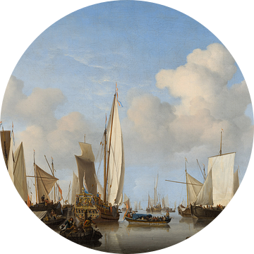 Schepen op de rede, Willem van de Velde de Jonge