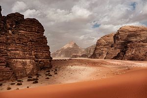 Rote Sanddünen in Wadi Rim, Jordanien
