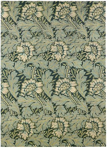 William Morris – Anemone design (for woven silk and wool tapestry)