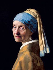 Das Mädchen mit dem Perlenohrring als Oma