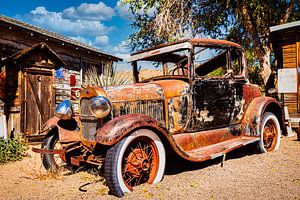 Oldtimer Ford Modell T an der Route 66 in USA von Dieter Walther