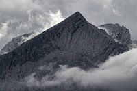 Cloudy atmosphere at the Alpspitze