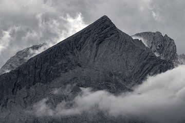 Cloudy atmosphere at the Alpspitze by Andreas Müller