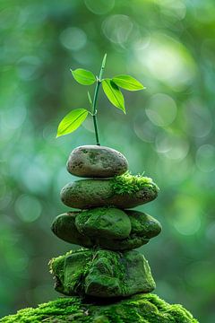 Zen evenwicht van Poster Art Shop