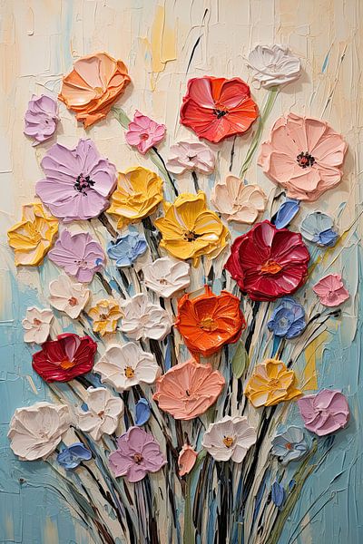 Blumen impasto von Imagine
