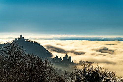 Mist in de Rijnvallei van Heinz Grates