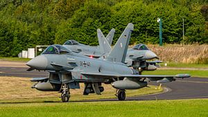 Der Eurofighter Typhoon der Luftwaffe.