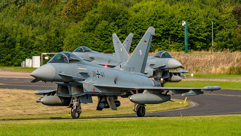 Luftwaffe's Eurofighter Typhoon. by Jaap van den Berg