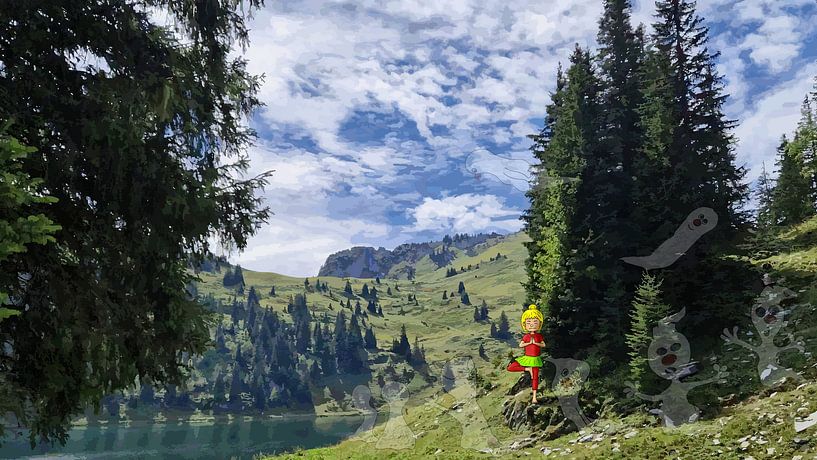 Spirituelles Wohlbefinden von HEUBEERE Cartoons