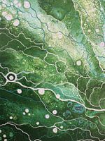 Abstraktes Grün 09