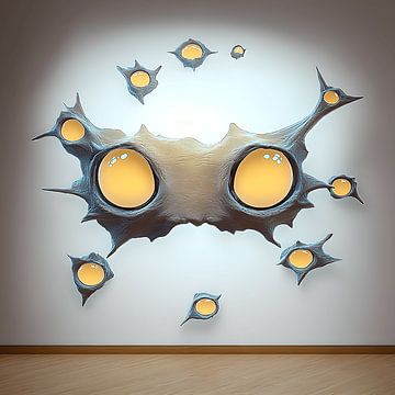 Genèse de l'œil sur Vythryd Arts
