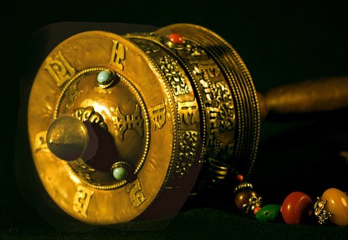 Tibetan prayer wheel