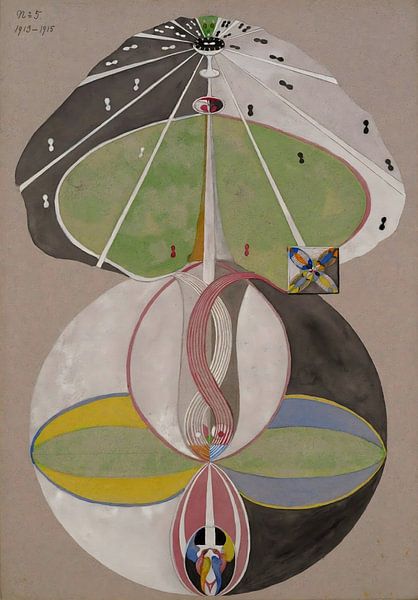 Hilma af Klint - Der Baum der Erkenntnis Nr.5 von Vivanne