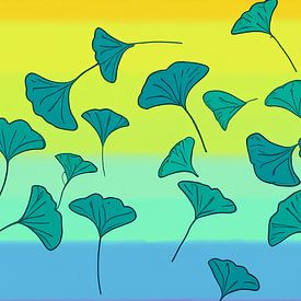 Ginkgoblätter von Patricia Hofmeester