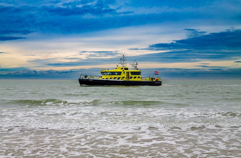 Bateau du Rijkswaterstaat en mer (RWS78) par MSP Canvas