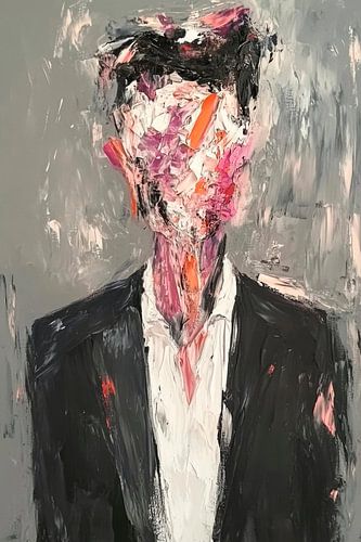 Abstracte identiteit in een portret