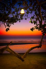 Coucher de soleil en bord de mer, Thaïlande. sur Karl Andrén