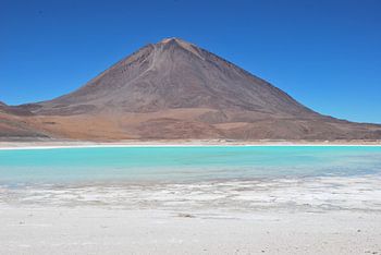 Blauw water in Bolivia