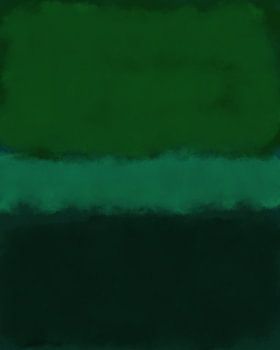 Abstrakte Malerei in leuchtenden Neonfarben. Grün und schwarz.