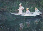 Im norwegischen Boot in Giverny, Claude Monet von Meisterhafte Meister Miniaturansicht