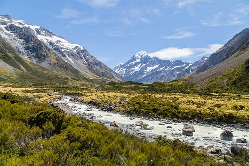 Hooker Valley Track, Mt Cook, Nieuw Zeeland