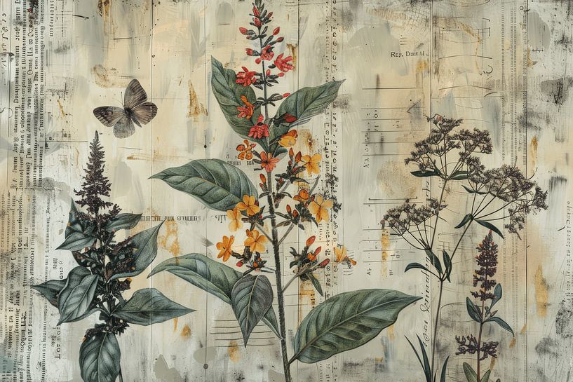 Mixed media collage 