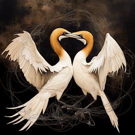 Anmutige Basstölpel-Romantik von Karina Brouwer