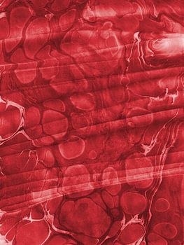 Red Marbled Flow
