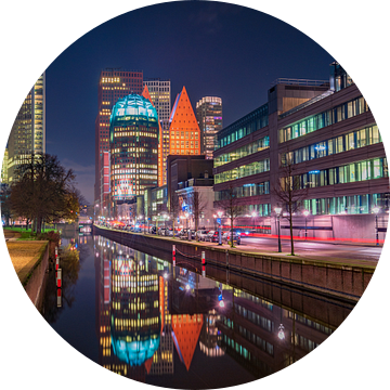 Den Haag - Skyline - Centrum - Prinsessegracht van Frank Smit Fotografie