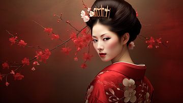 The look of a geisha van Carla van Zomeren