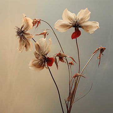 Botanisches Juwel - Blumen mit Rottönen von Karina Brouwer