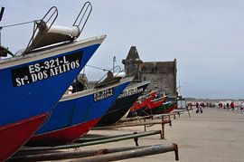 Vissersboten by Fred van den Brink