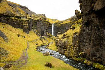 Kvernufoss Wasserfall Island